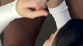Wife takes monster cock in homemade interracial sex video