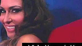 Julia Ann passionately sucks huge cock in pov double scene