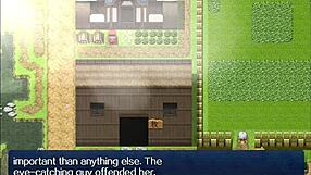 Who cares for the old man in the village prologue?