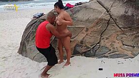 Brazilian Big Ass Adventures on Nudist Beach