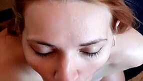 Point of view oral on knees