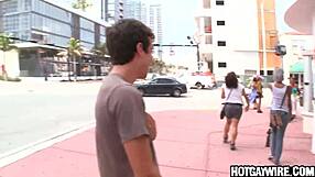 Cute twink gets paid for steamy amateur sex session