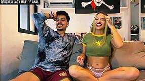 Lady milf teaches anal fetish.