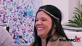 Group swingers enjoy close-ups