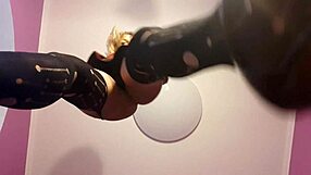 Mistress in heels dominates with ruthless body play