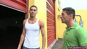 Two Amateur Guys Fucking Anal Doggystyle in Public!