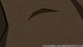 lezdom: bdsm ass beads on restrained teen