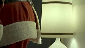 does santa fuck the petite teen beauty at his boss's home