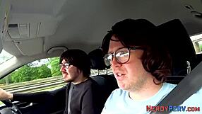 In this real british scenario, an amateur gets tricked into sucking from a pov perspective and ends up with a facial.