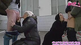 German Couple Meets Swingers For Public Outdoor Group Sex In Lost Place