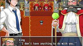 I ended up in another world to help a king with two elf slaves. They masturbate and cum in Bible Quest part 1