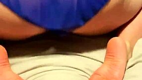 Slut wife in lingerie playing on s then fucked with cumshot