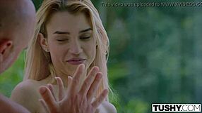 Wow, Tushy Model Uses Butt Plug For Manager!