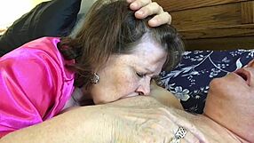 granny peggy sue in a closeup gilf moment