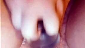 my hairy fat pussy creaming wet on huge dildo, is it turning you on?