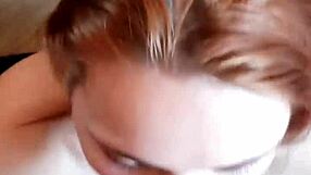 Point of view oral on knees