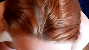 Point of view oral on knees