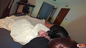 A big ass homemade video of a stepson and stepmother having sex