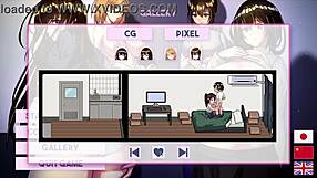 A gallery apartment scenario - a hentai game of the janitor with the cook