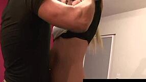 charlene, the british milf, calls the tv repair guy over for some fun