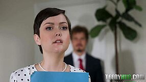 My small secretary Jade Valentine blows Robby Echo!