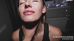 Rough Homemade Sex with Girlfriend's Big Ass in Missionary and Bent Over