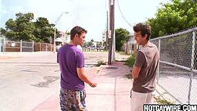 Cute twink gets paid for steamy amateur sex session