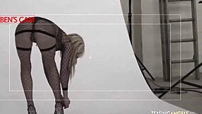 What makes this blonde happier than banging two guys?