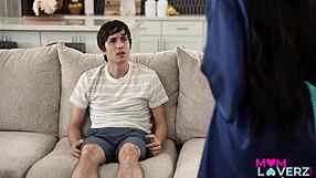 Jena Laroche's stepson's big dick gets a lot of action from the stepmom in this scene