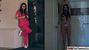 Busty nurse, are you ready to be banged hard in the ass?