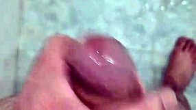 well-hung twink playing in the shower