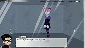 I'm hooked on 18Titans Part 14 with Blackfire's wild cartoon fun