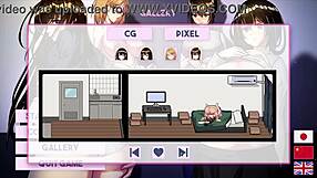 A gallery apartment scenario - a hentai game of the janitor with the cook