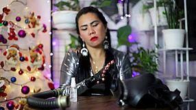 Curious about black latex gloves in fetish ASMR play?