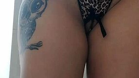 hey, check out this colombian milf masturbating in the shower