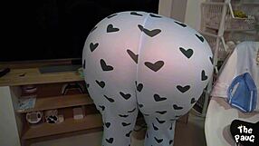 I went to clean my neighbor's room and he got excited giving me a massage.