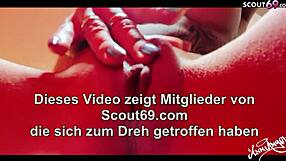 How Close Can You Get to Anni Angel's German Pussy During Solo Play?