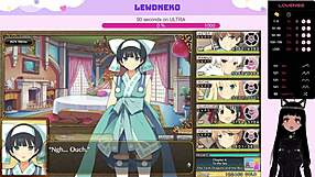 Commented gameplay of Vtuber Lewdneko in Evenicle chapter 24 with creampie scene