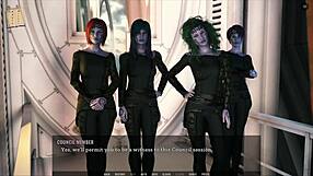 Tales From The Unending Void: Curvy Mature Anime Babe In Seductive Outfit