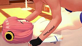 Anya Returns Wet and Craving Hard Action