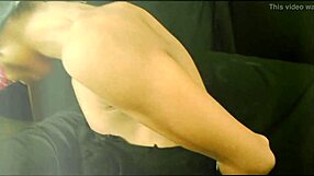 Black teen Cavon in pantyhose bondage and tickle fetish video