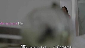 Tía Desnuda Arranca Cinta Regalo para Creampie Perrito Intenso