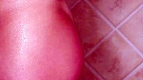 teen blonde's sensual shower turns steamy