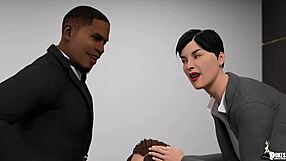 wife cucks husband for promotion, sexy threesome?