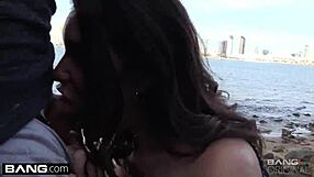 Teen Pussy Lips Exposed In Public Group Deepthroat Action!