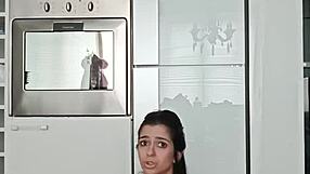 A hot workout with a small brunette babe