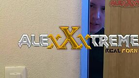 Spying On Roommate Showering While Horny At Home?