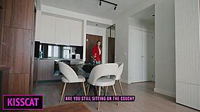 Step son returns home and meets new step mom at midnight in shared bed.