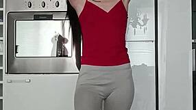 A hot workout with a small brunette babe