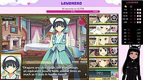 Commented gameplay of Vtuber Lewdneko in Evenicle chapter 24 with creampie scene